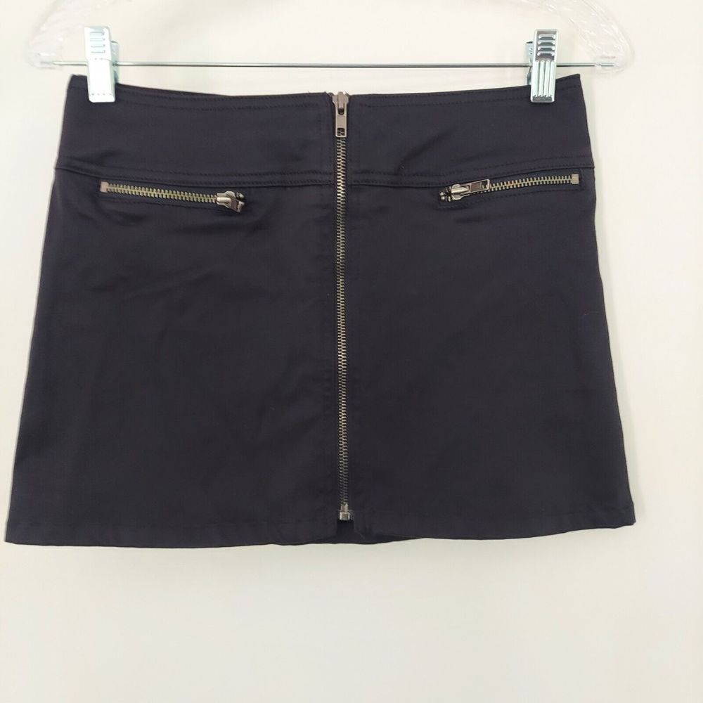 Arden B Black Mini Skirt Size 1 Zip Front